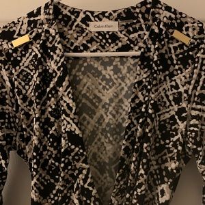 NEVER WORN: Calvin Klein wrap dress